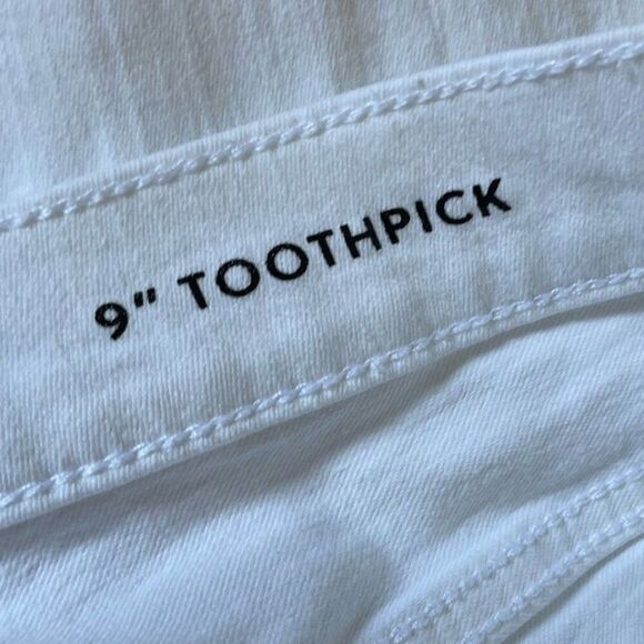 J.CREW Skinny Jeans Women 28 White 9" Toothpick Stretch BQ310 - Picture 11 of 14